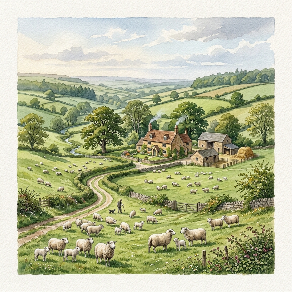 Pastoral Watercolor