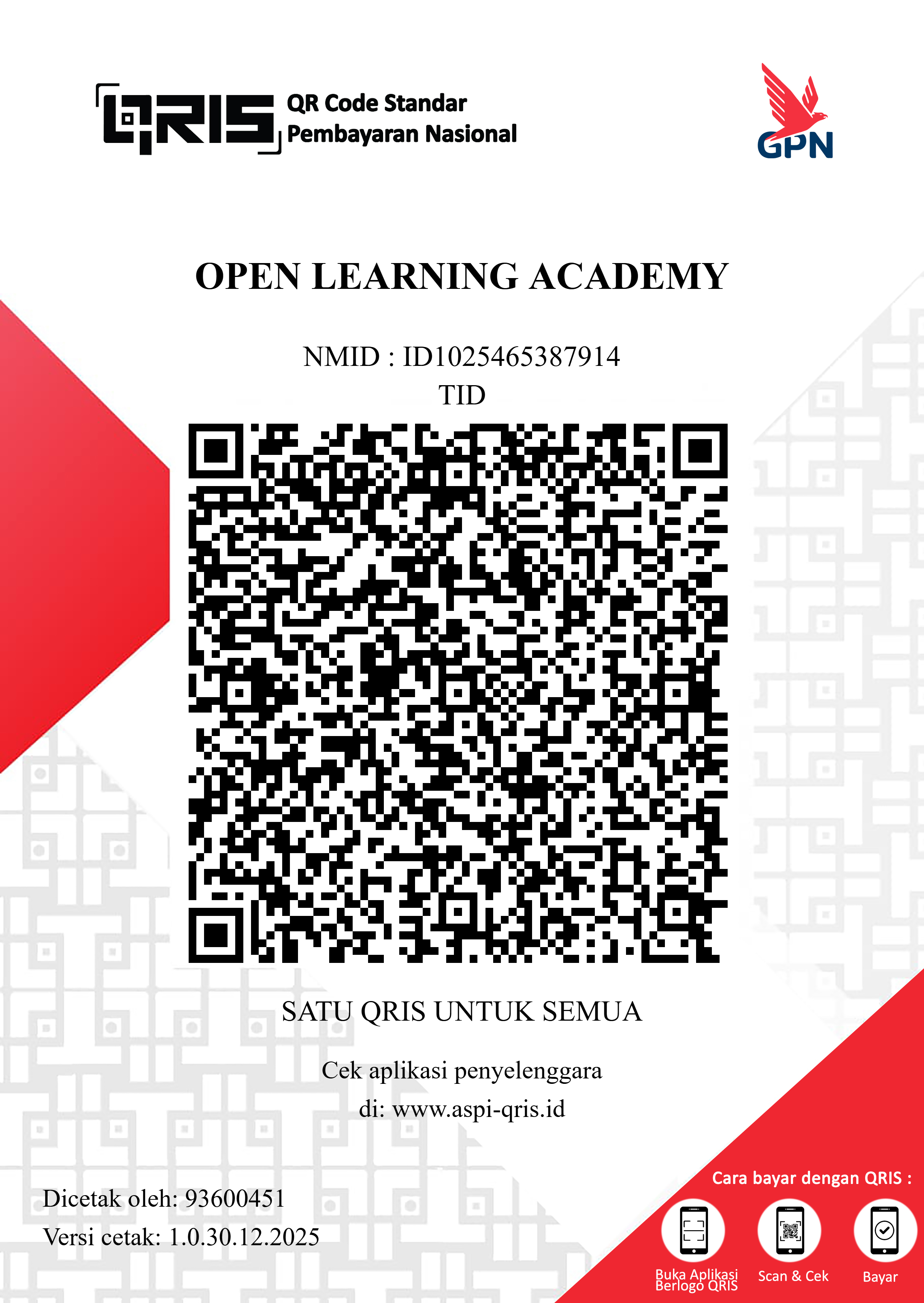 QRIS Open Learning Academy