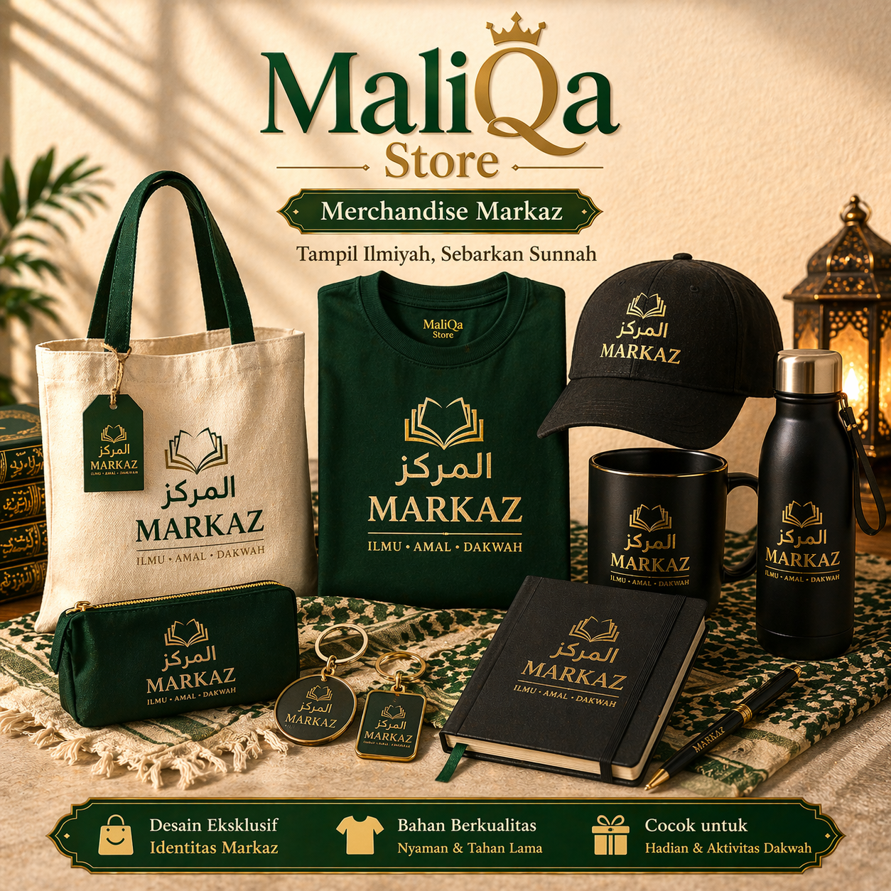 Merchandise Resmi Markaz MaliQa