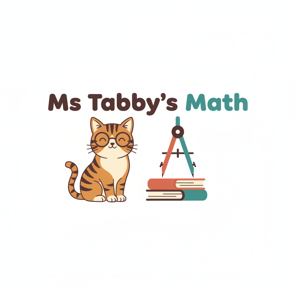 Ms Tabby's Math Logo