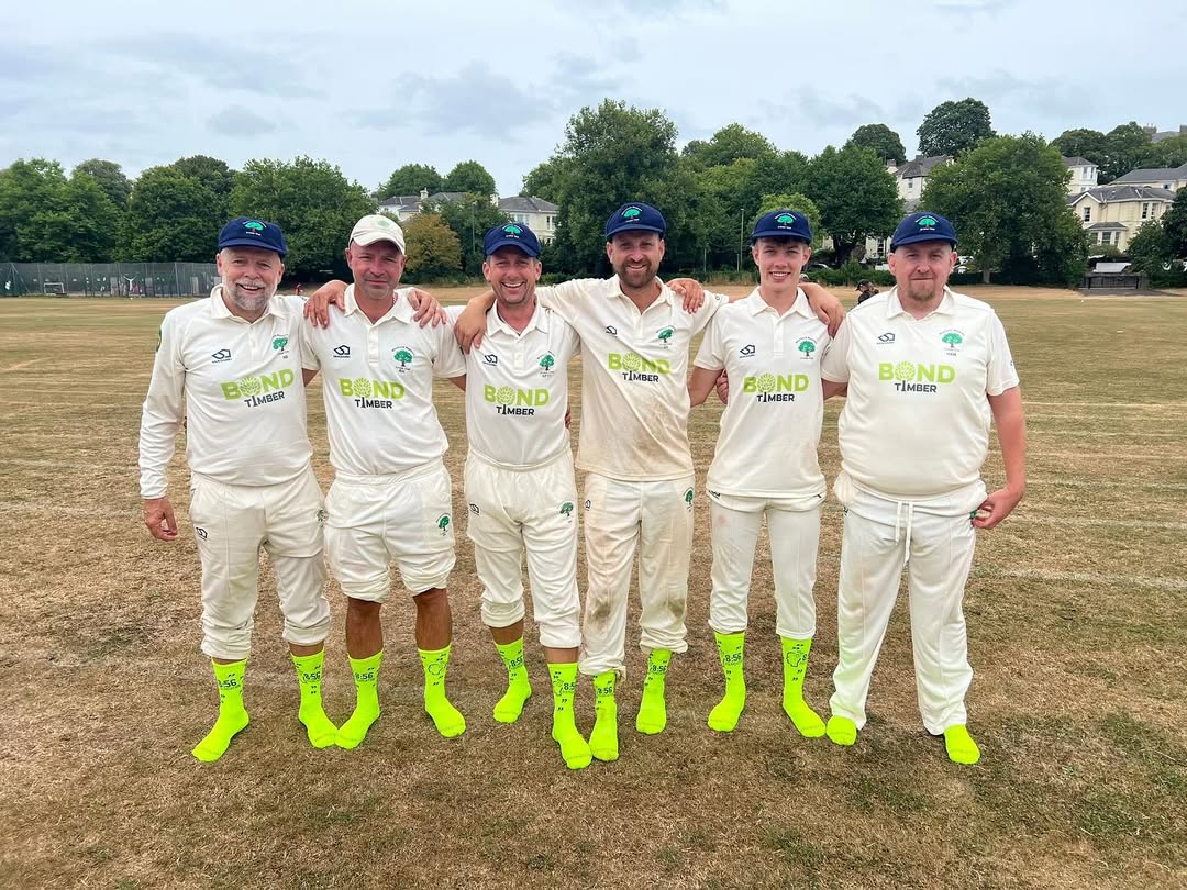 Cricket Team in Custom Baseball Caps