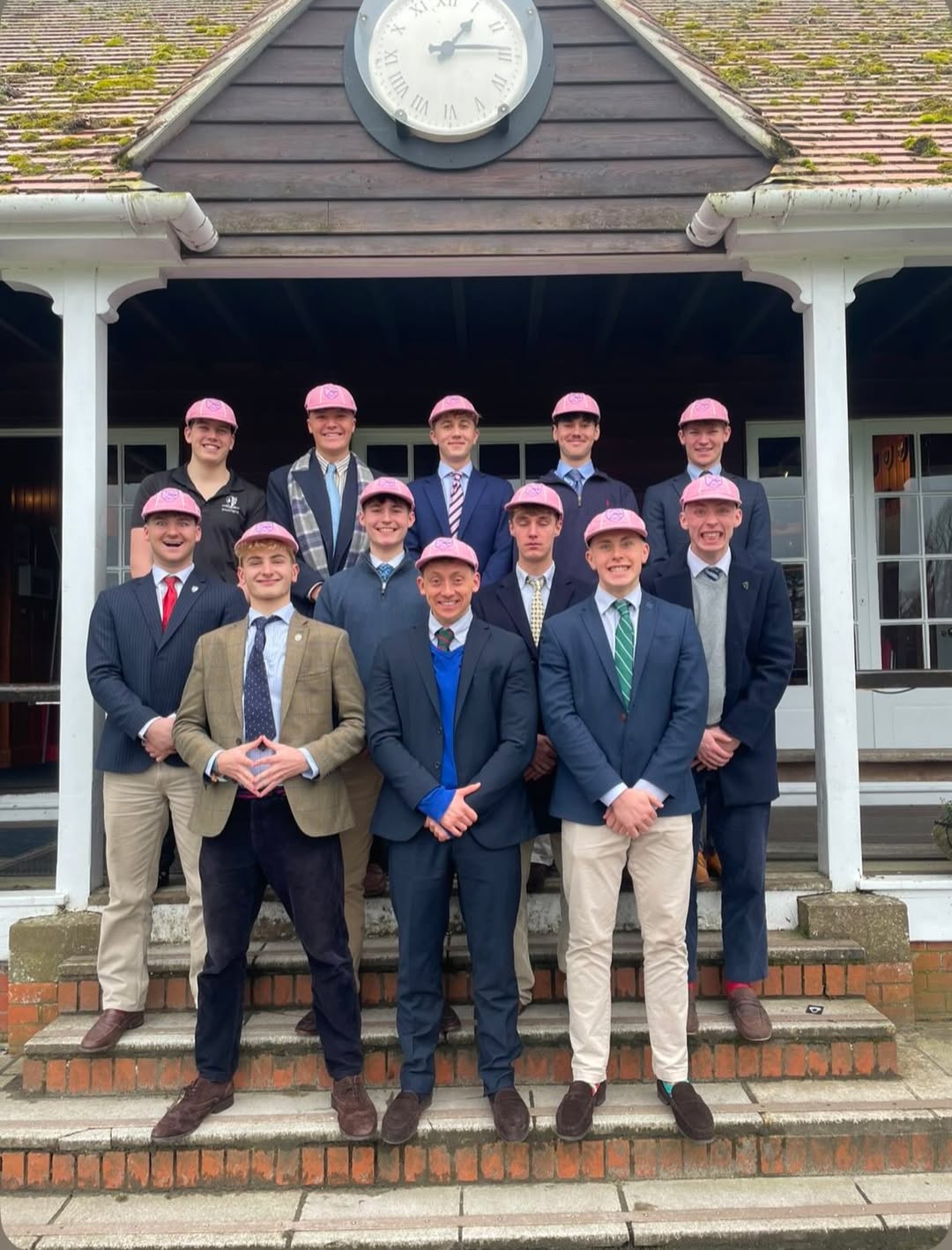 Custom Pink Headwear