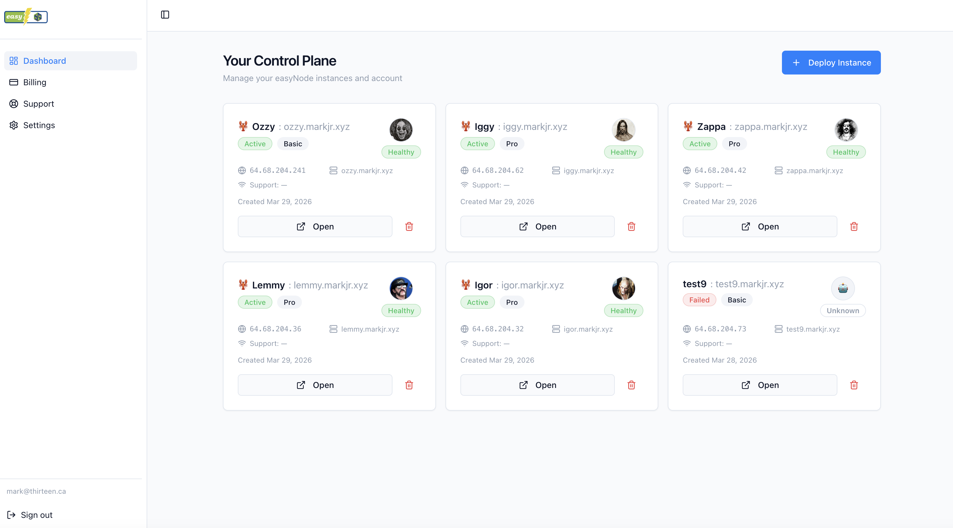 easyNode Control Plane Placeholder