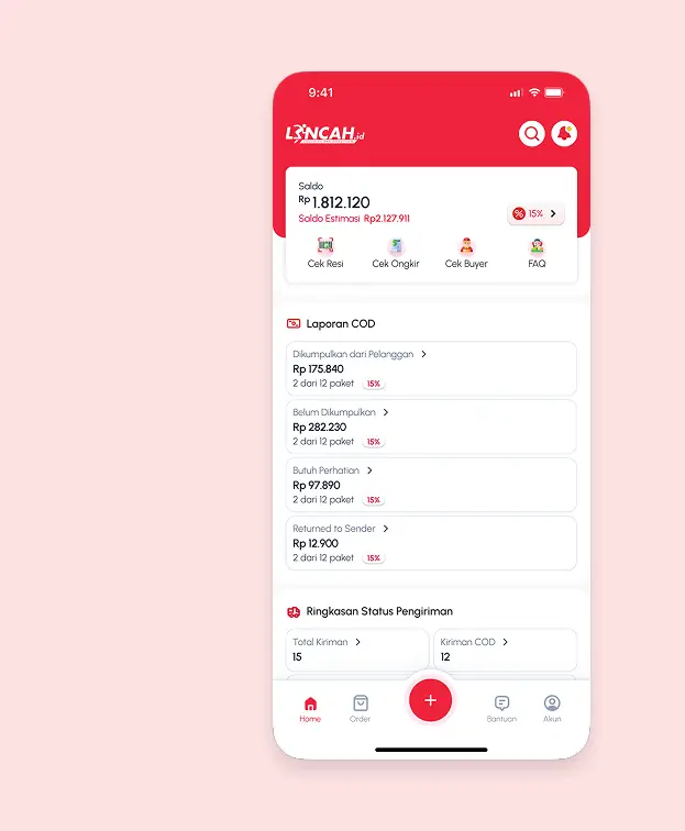 Orang tersenyum sukses
