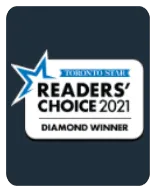 Toronto Star Readers Choice 2021 Diamond Winner