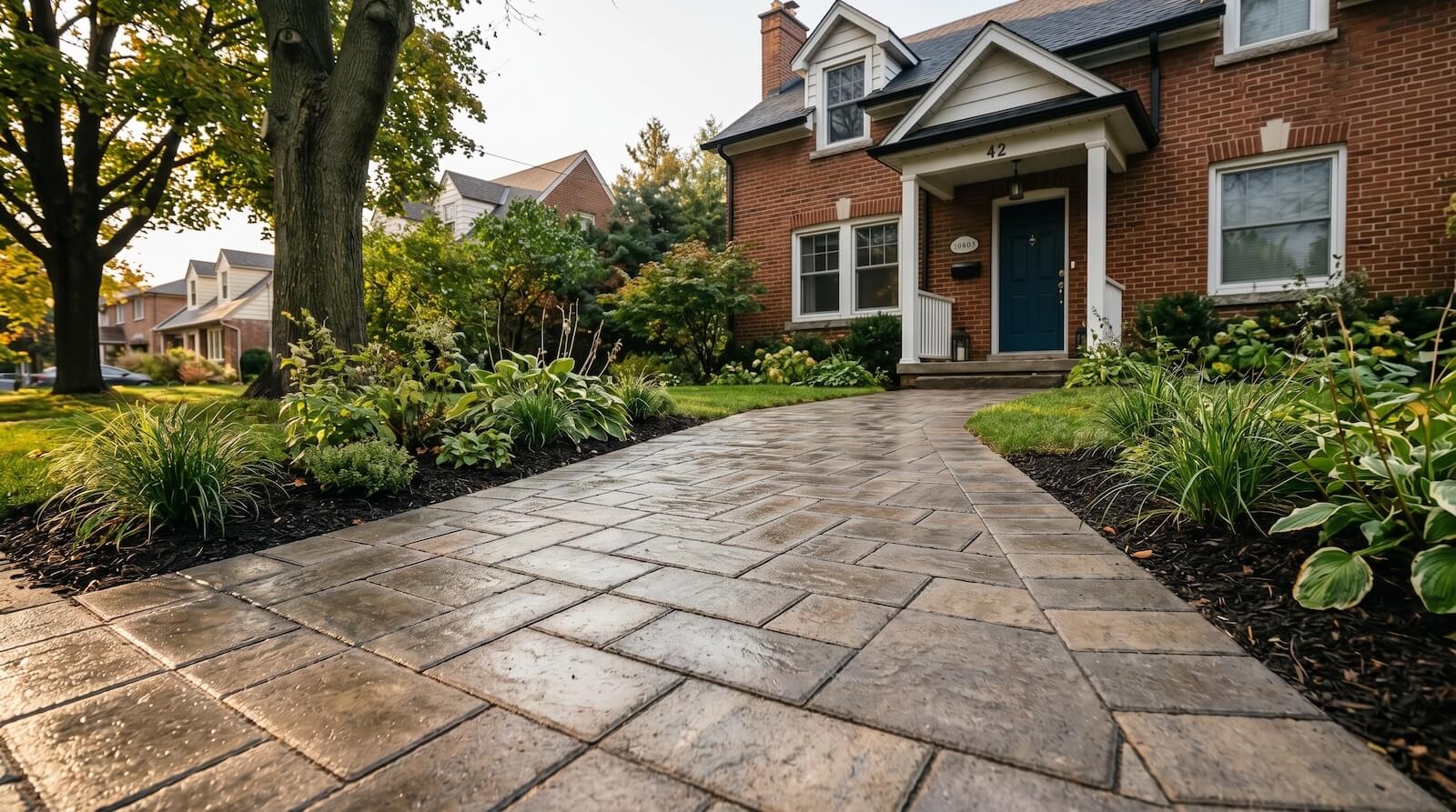 New Interlocking Walkway After