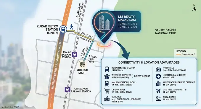 Location Map - L&T Malad East