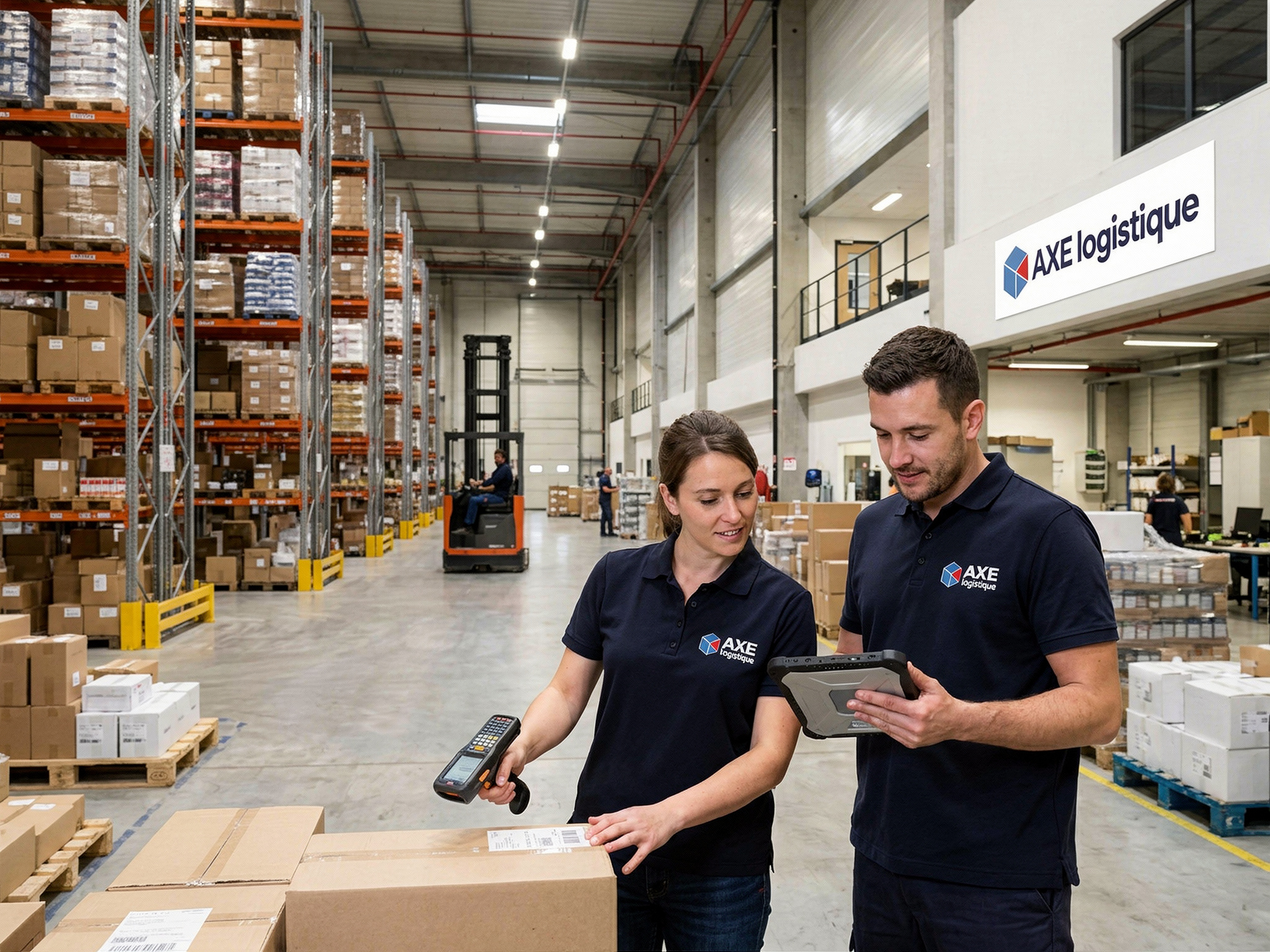 Professionnels Axe Logistique en entrepôt