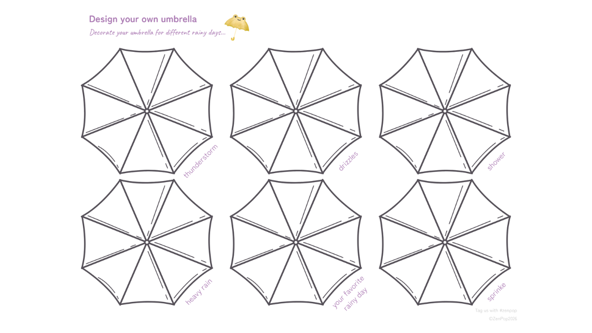 Design your own umbrella