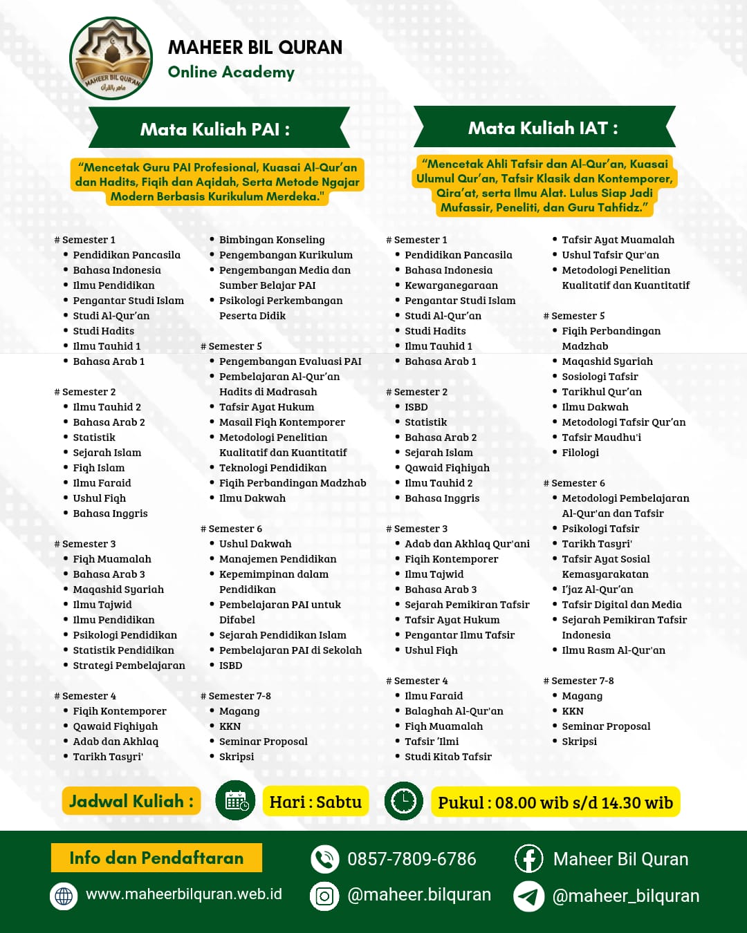 Poster Kurikulum PAI & IAT
