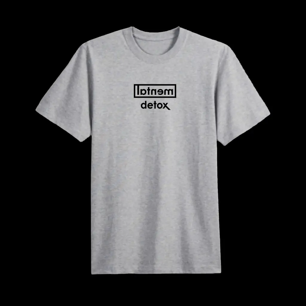 Mental Detox heather grey t-shirt