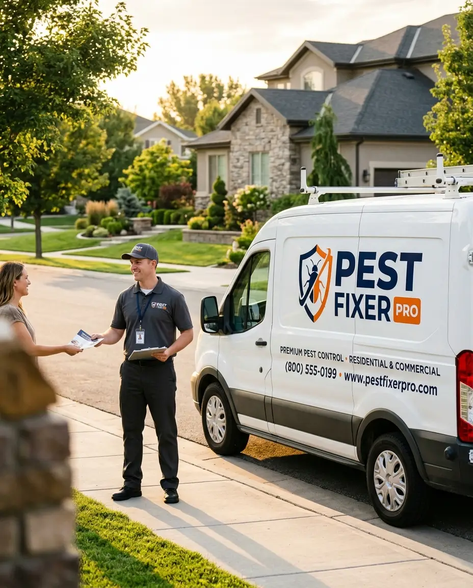 Pest Control Service Truck