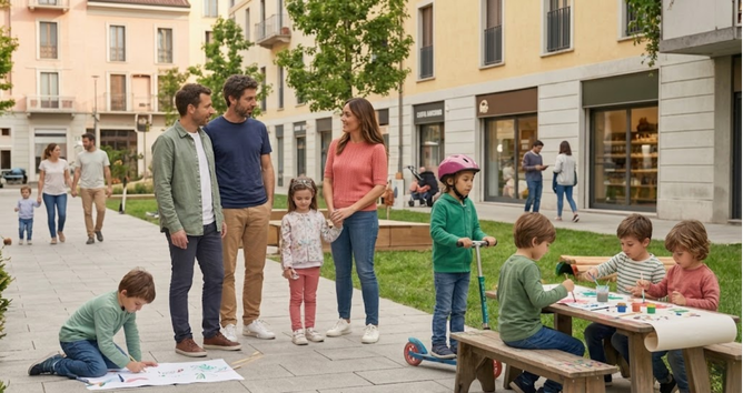 Una vita di quartiere ricca