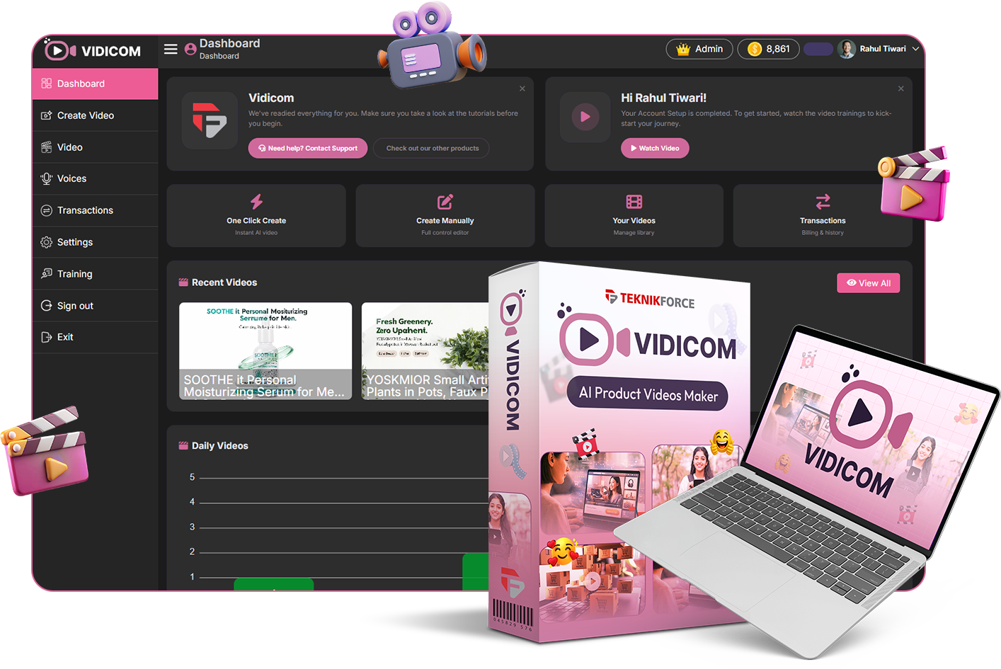 Vidicom Product Infrastructure