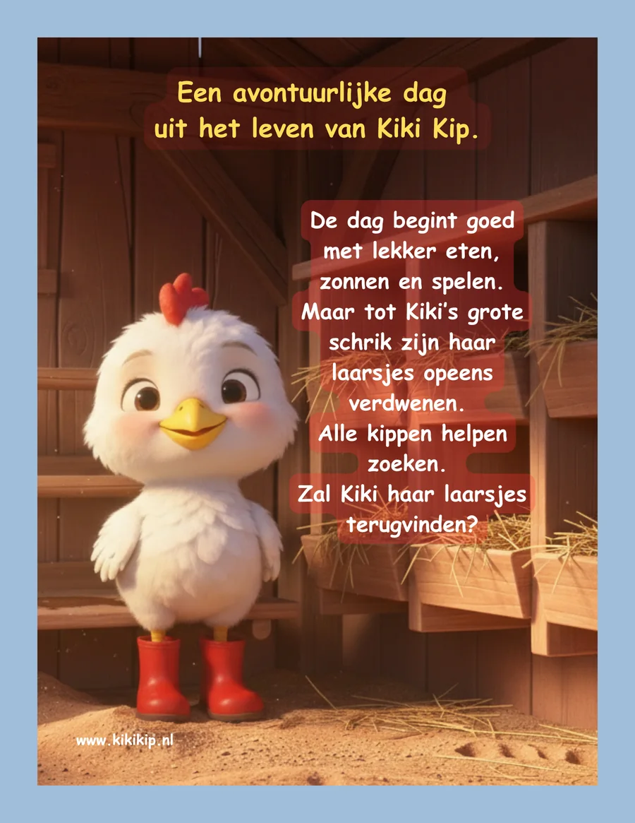 Achterkant van het boek met de samenvatting van het verhaal