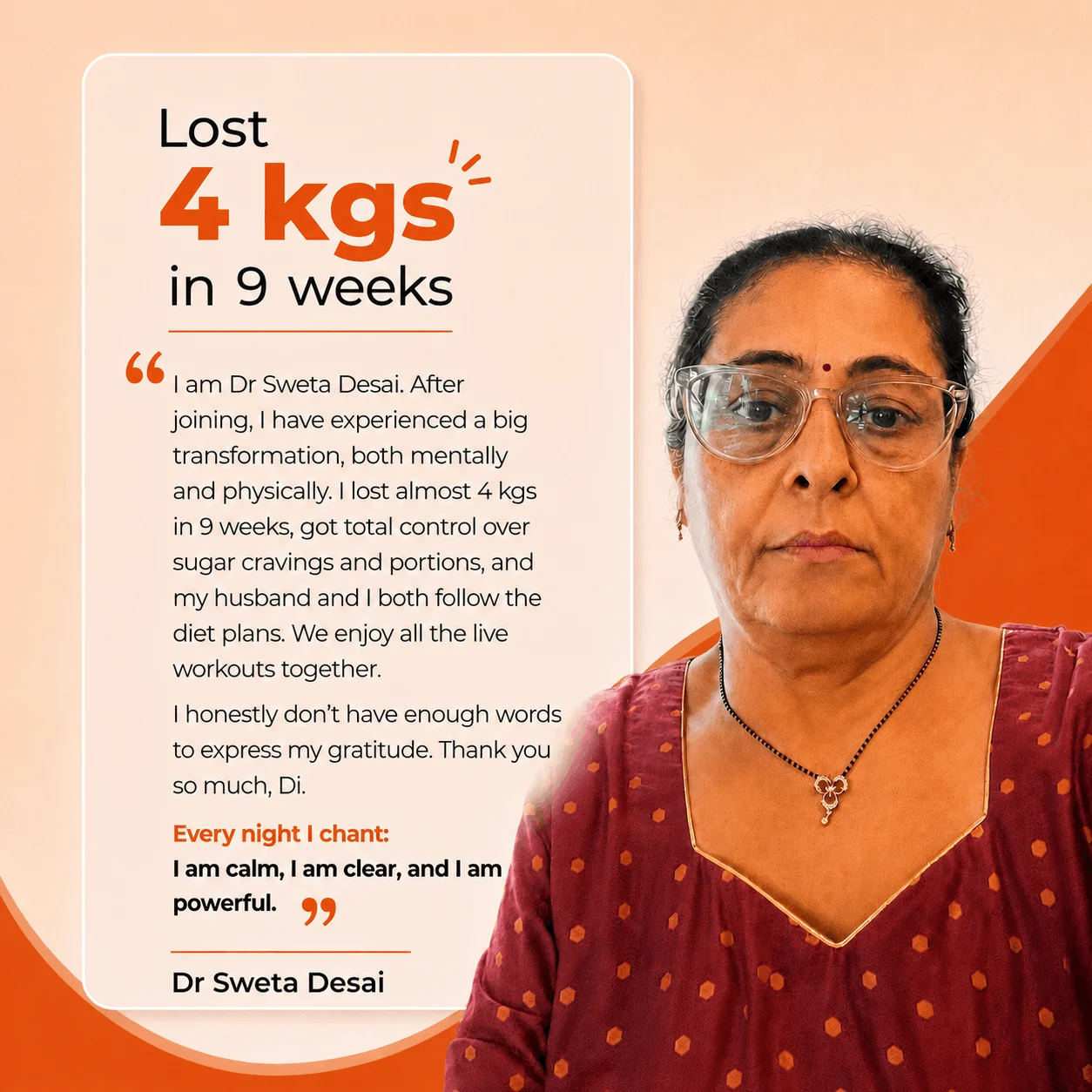 Transformation: Sweta Desai