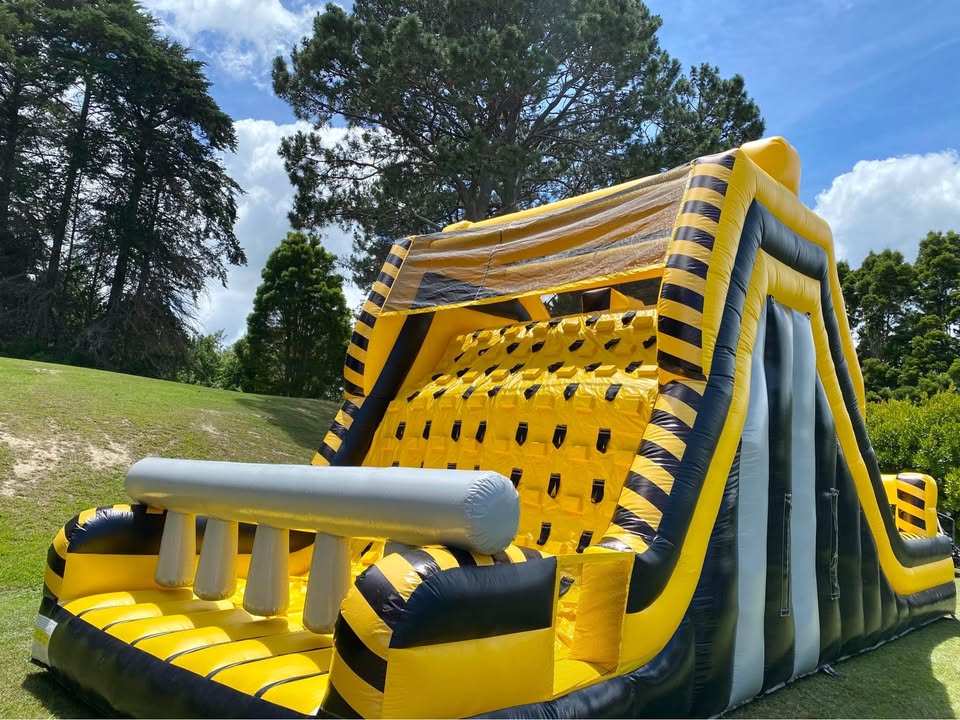 Mega Bouncy Castle Slide Rock Wall