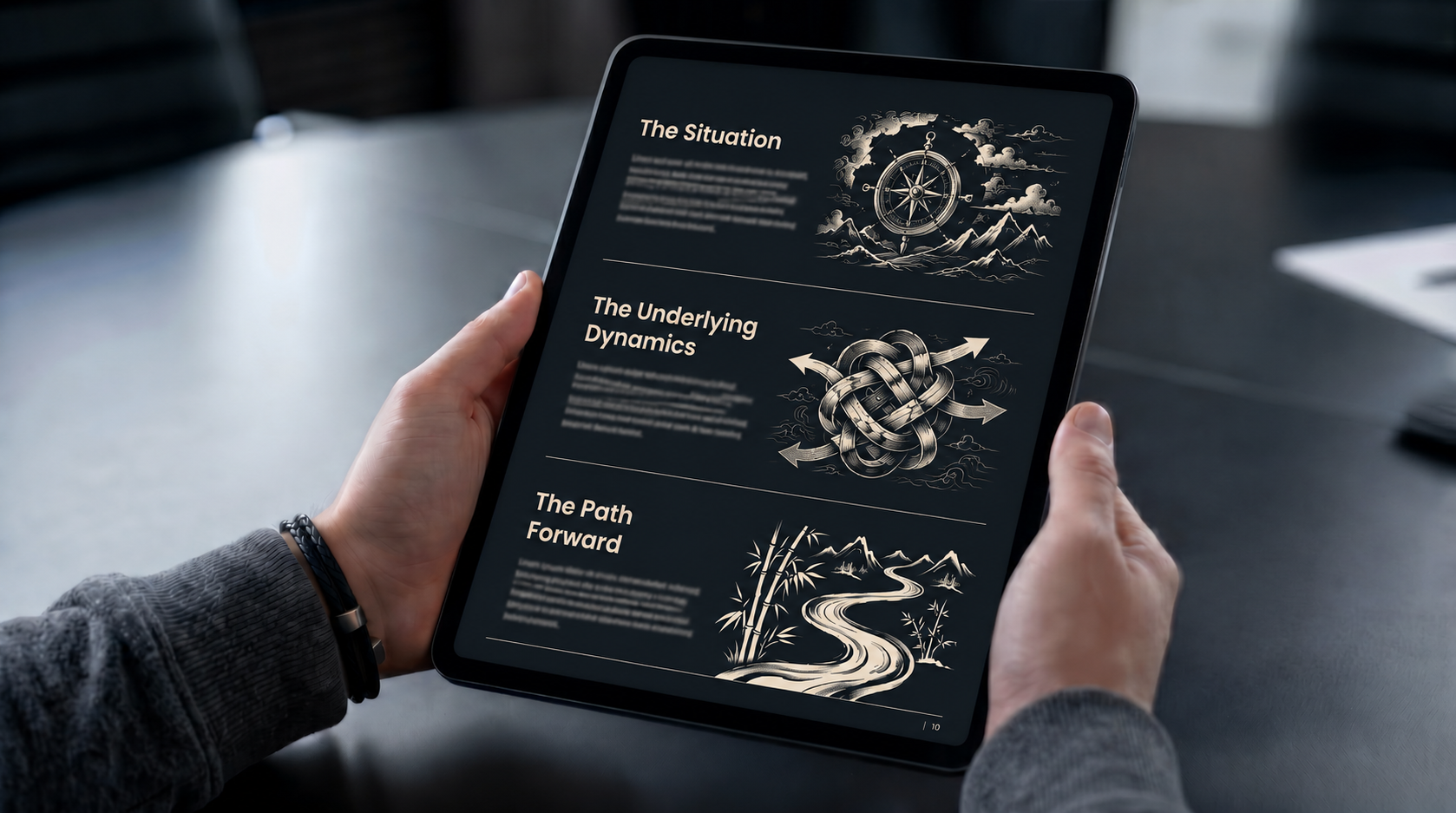 Situational Landscape Preview on Tablet