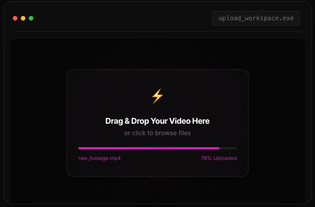 Upload UI