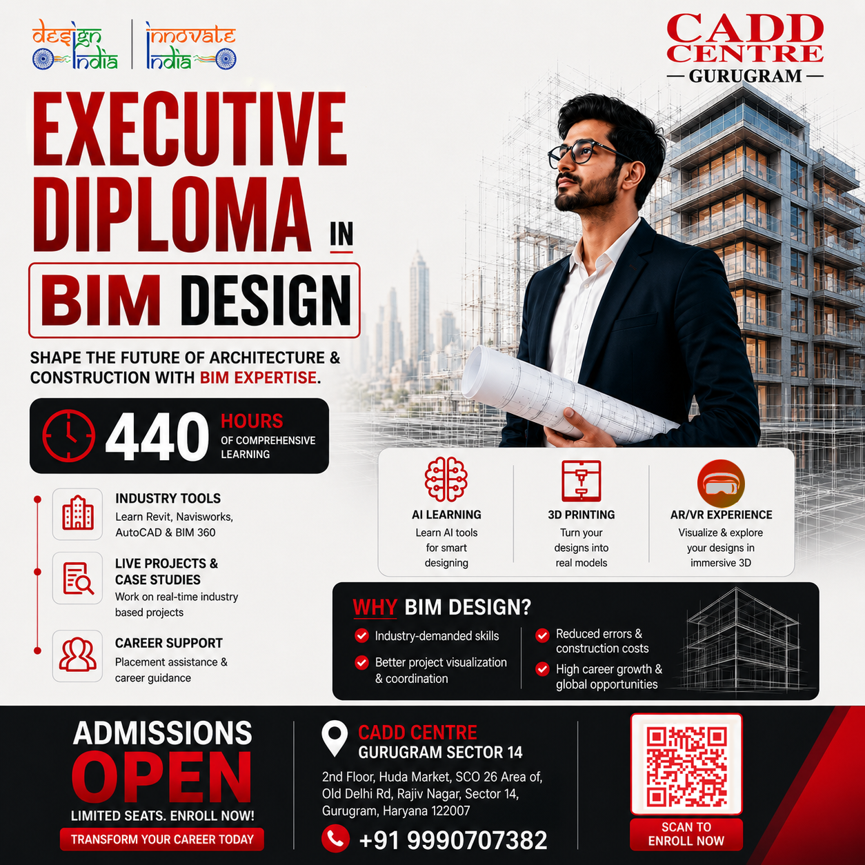 Executive Diploma in BIM Design Poster