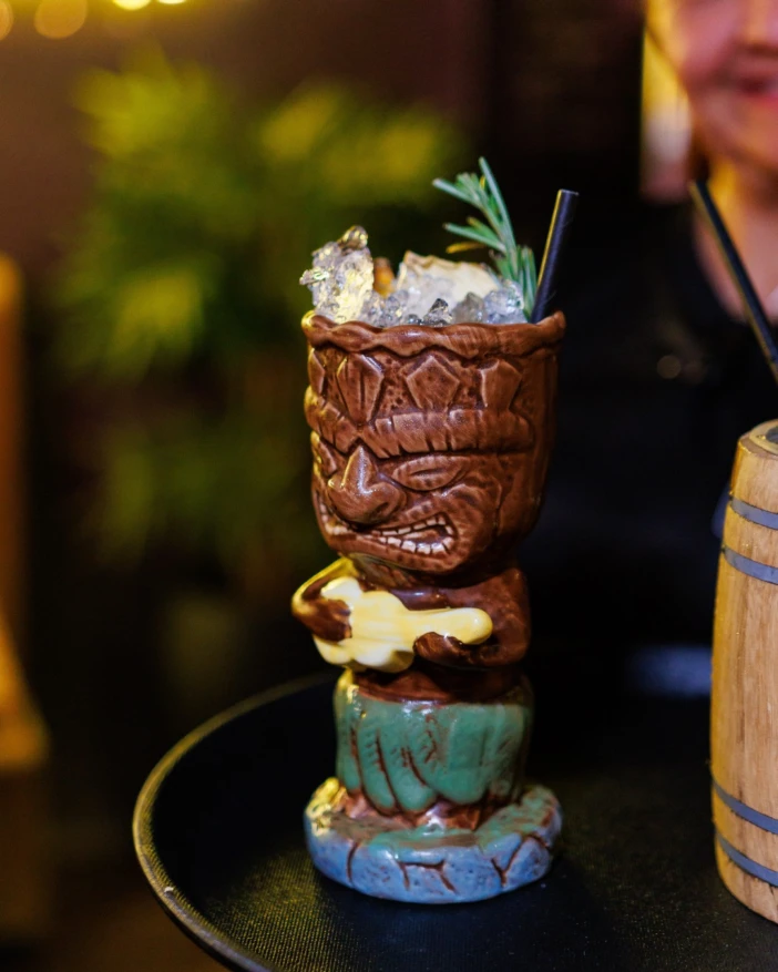 Exotic Tiki Mug Cocktail