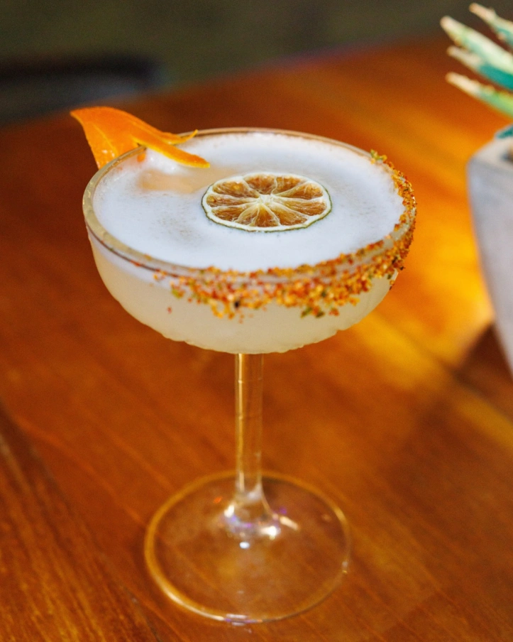 Exotic Margarita with Chili Rim