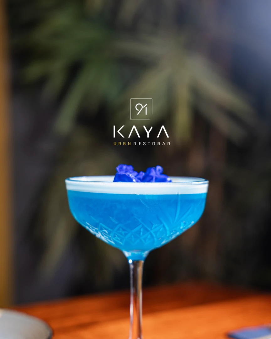 Electric Blue Signature Cocktail