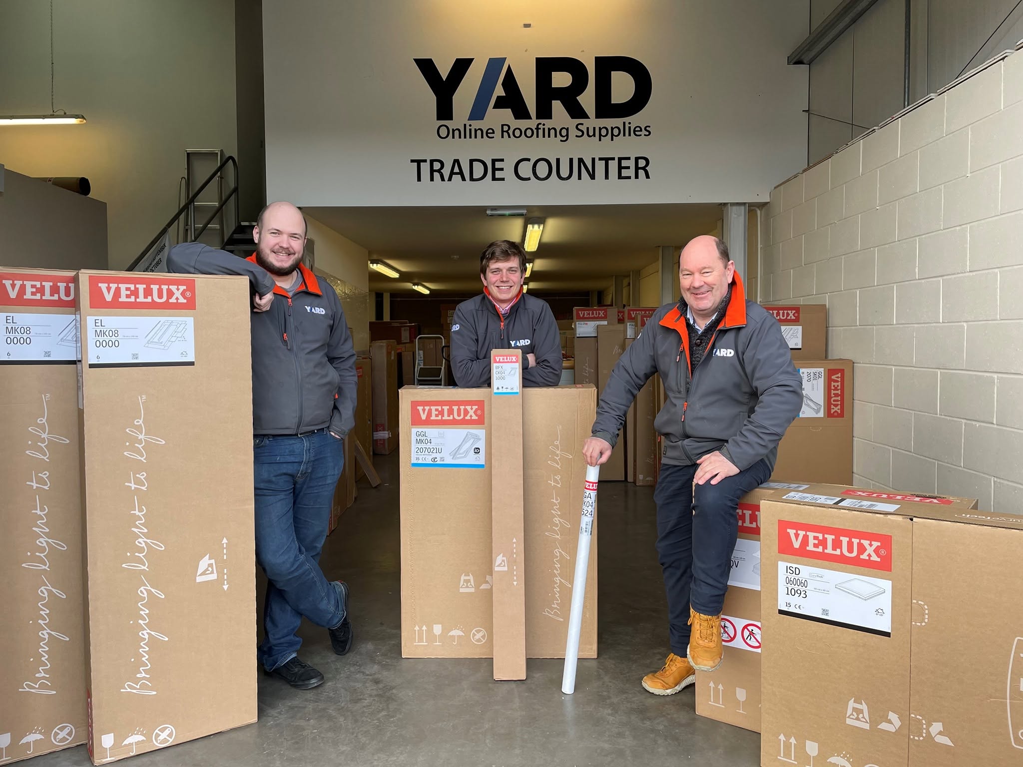 YARD Direct Team in Warehouse