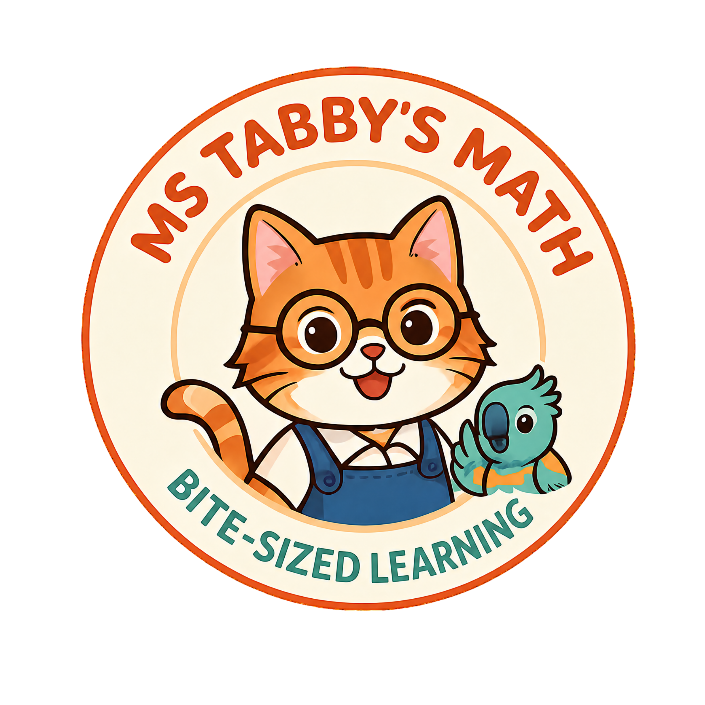 Ms Tabby's Math Logo