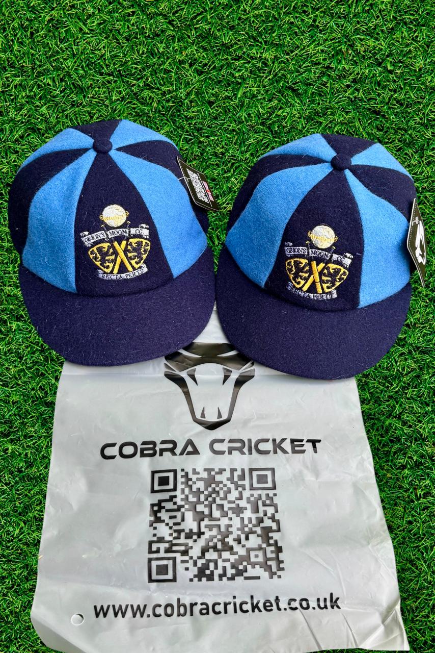 Hooped baggy caps with club crest