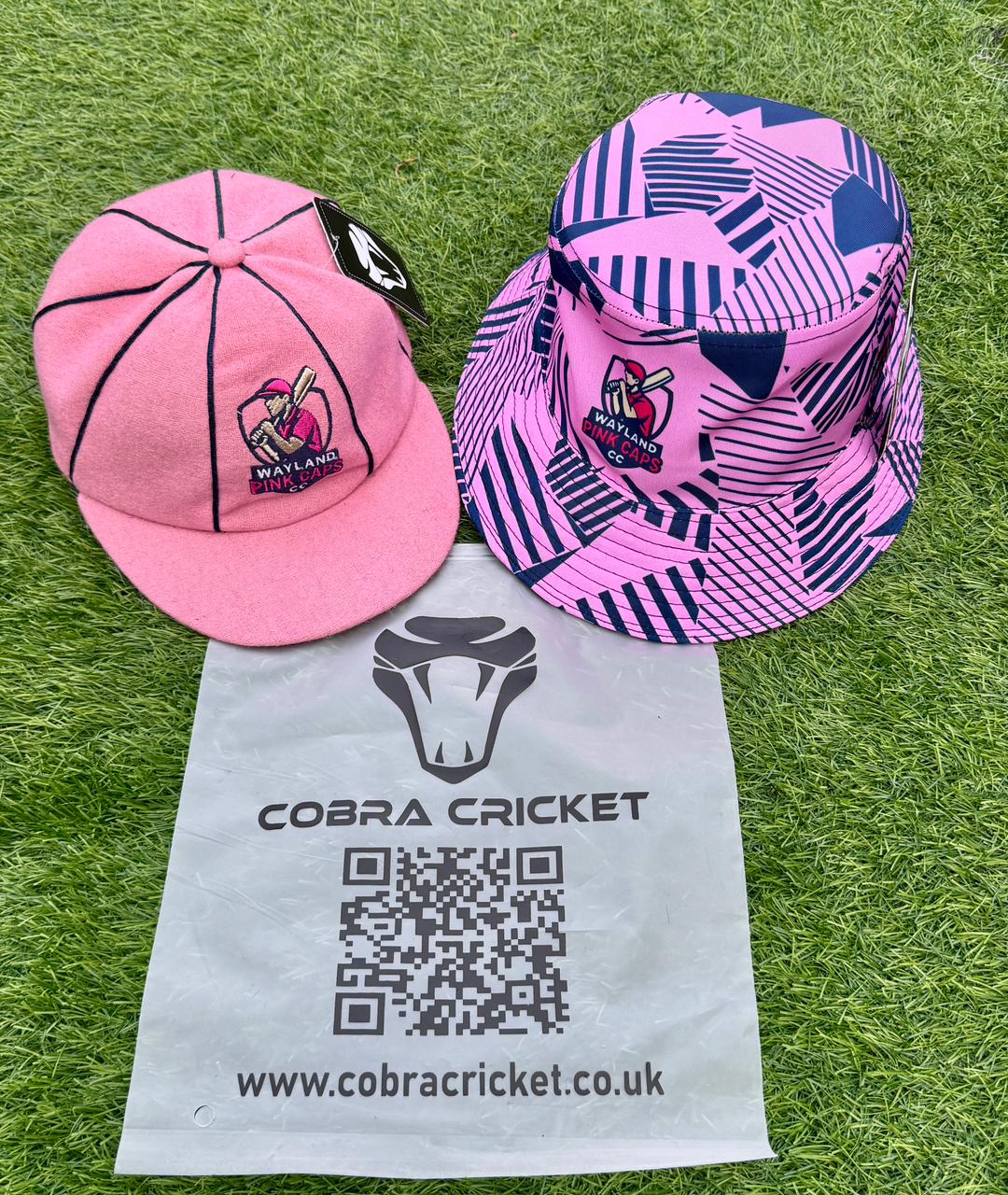 Wayland Pink Caps Custom Apparel