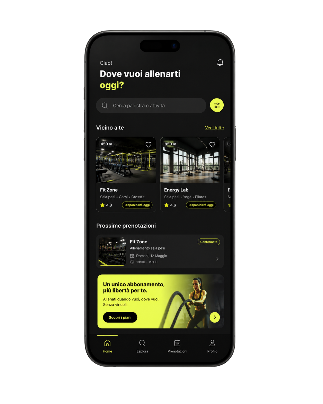 Moveo App Mockup