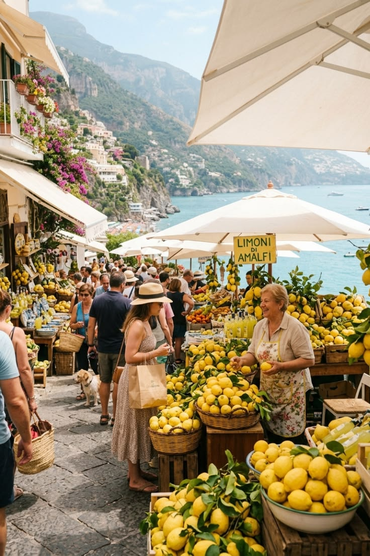 Mercato dei limoni di Amalfi