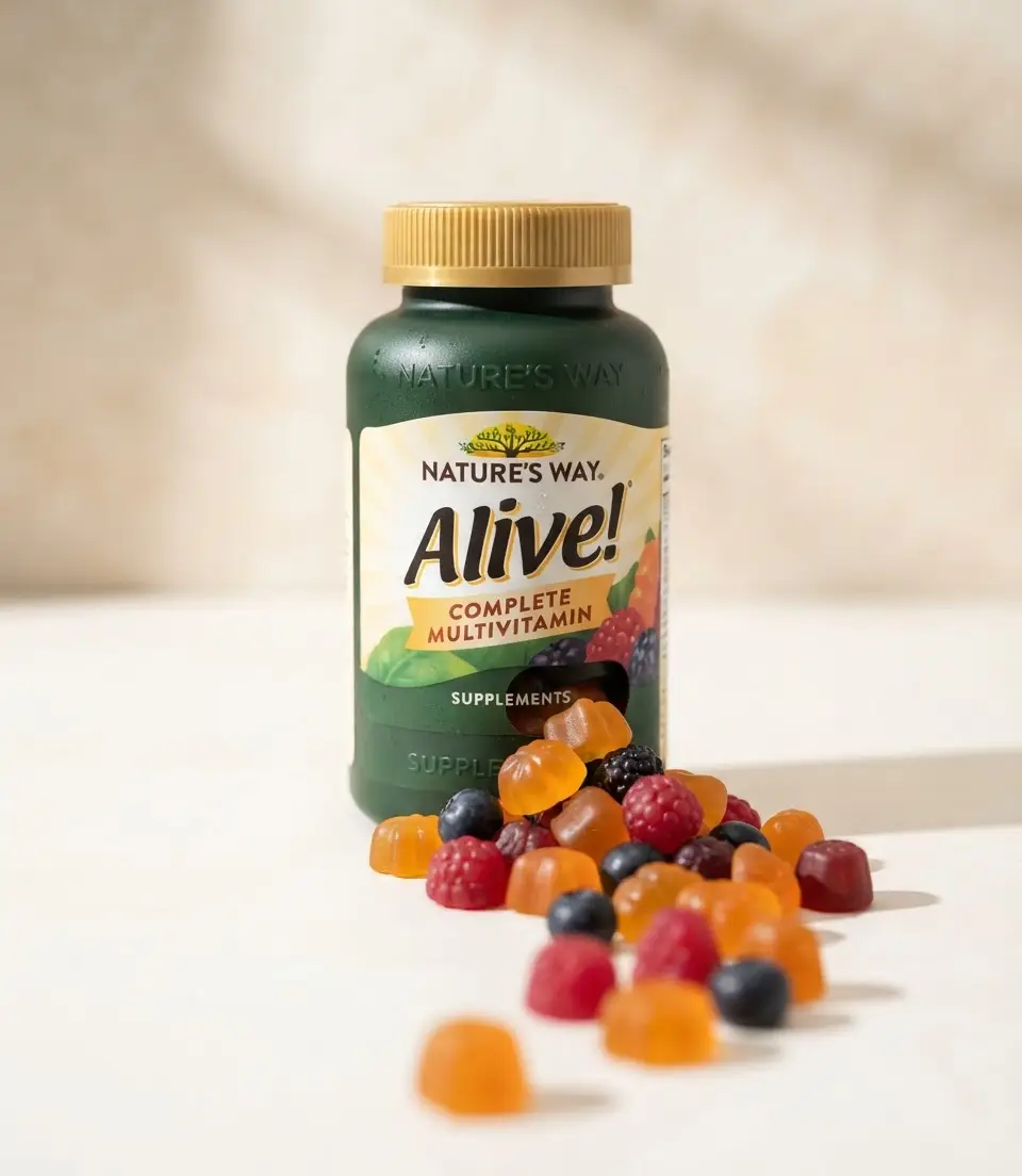 Nature's Way Alive! Men's Multivitamin Gummy bottle