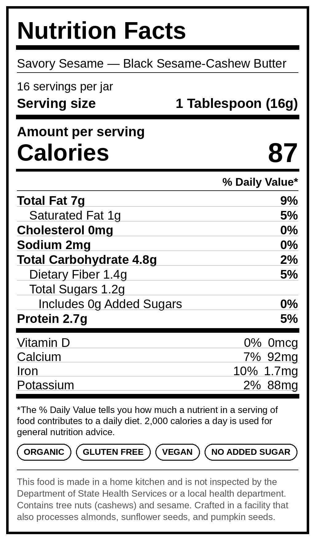 Nutrition Facts