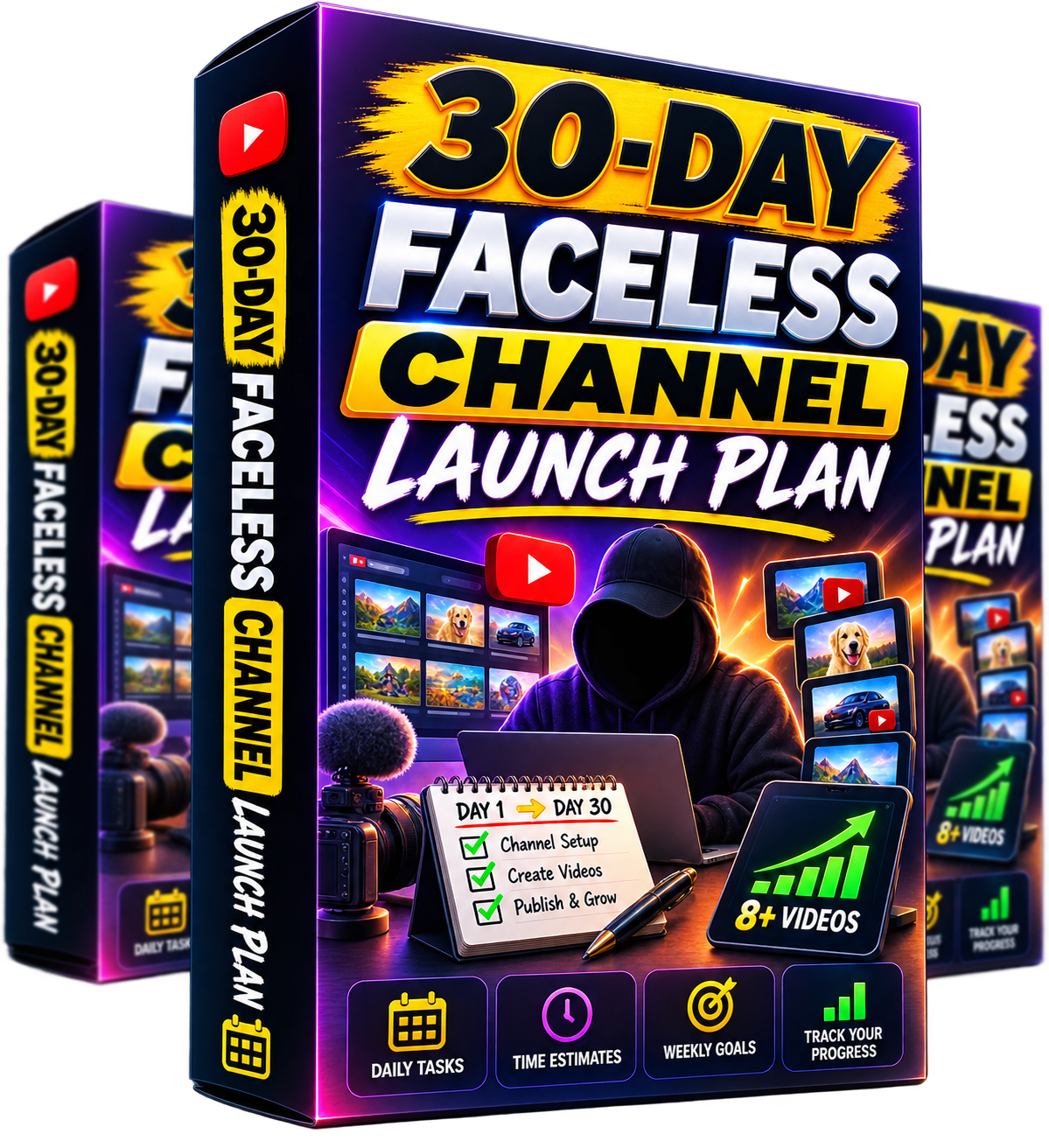 Bonus #8: 30-Day Faceless Channel Launch Plan