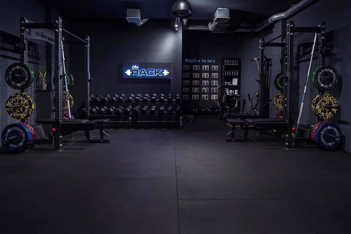 The Rack gym interior