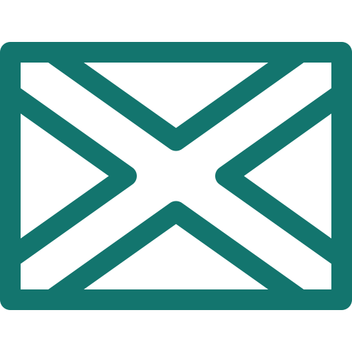 Scottish saltire flag icon
