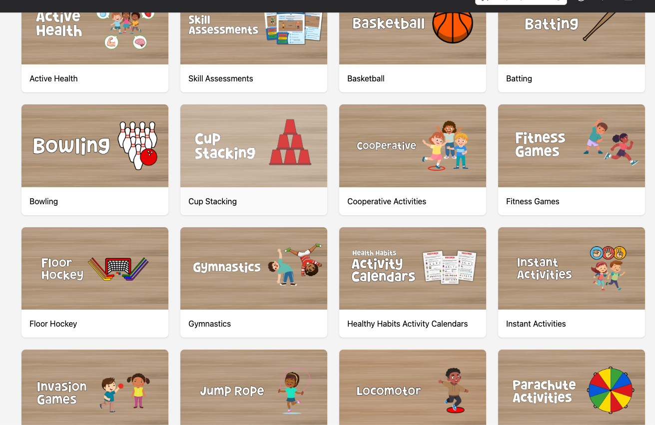 Elementary PE units