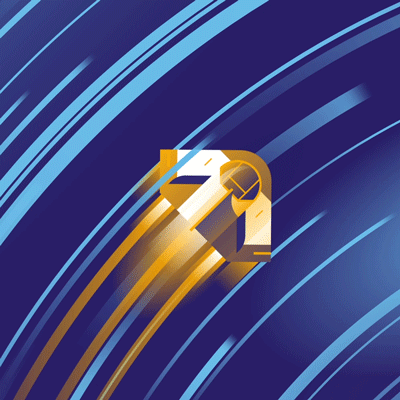Solar winds event animation