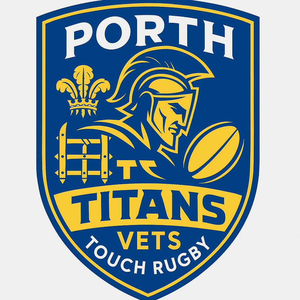 Porth Titans Vets Touch Rugby logo