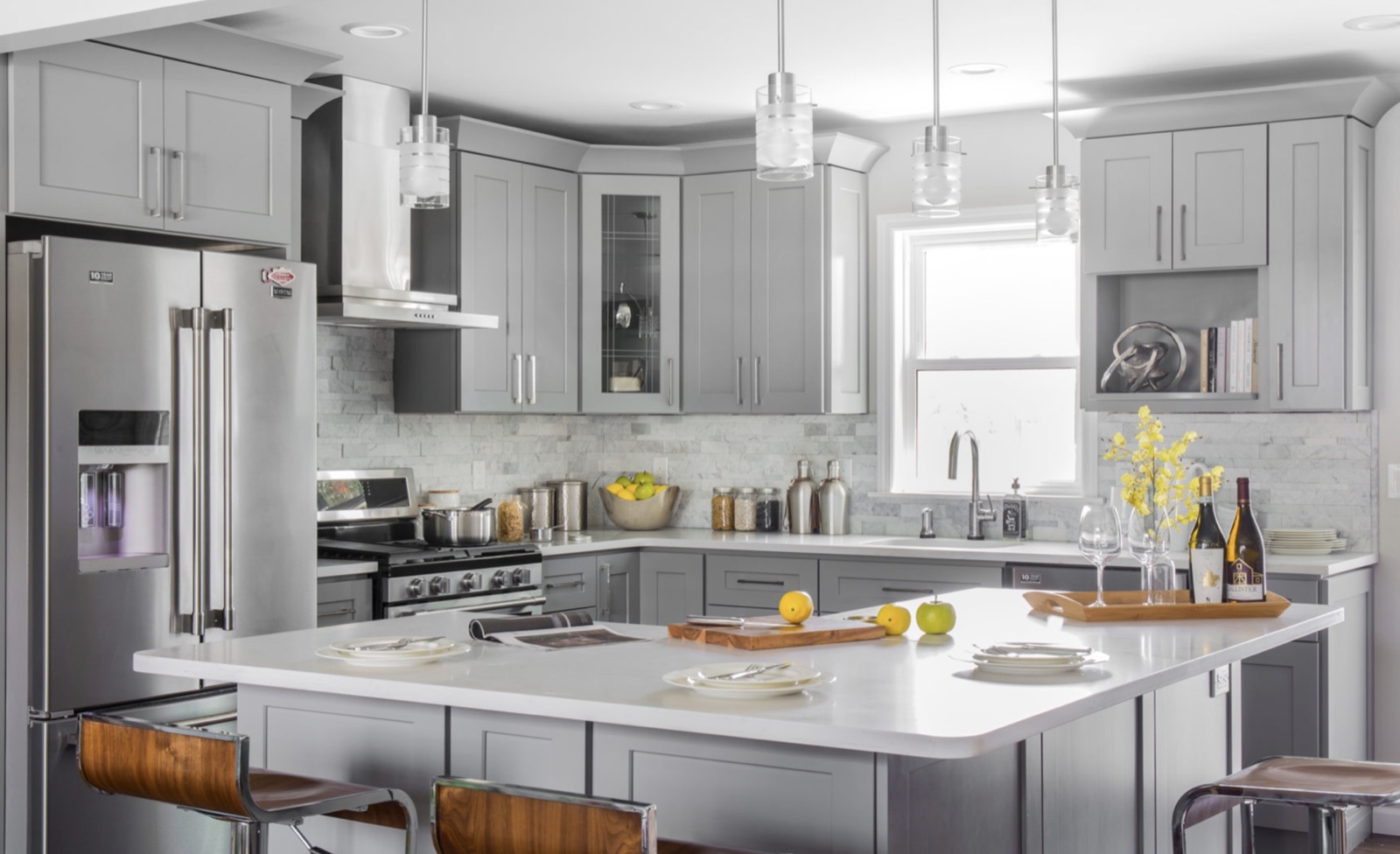 Real Payless Gray Kitchen Remodel