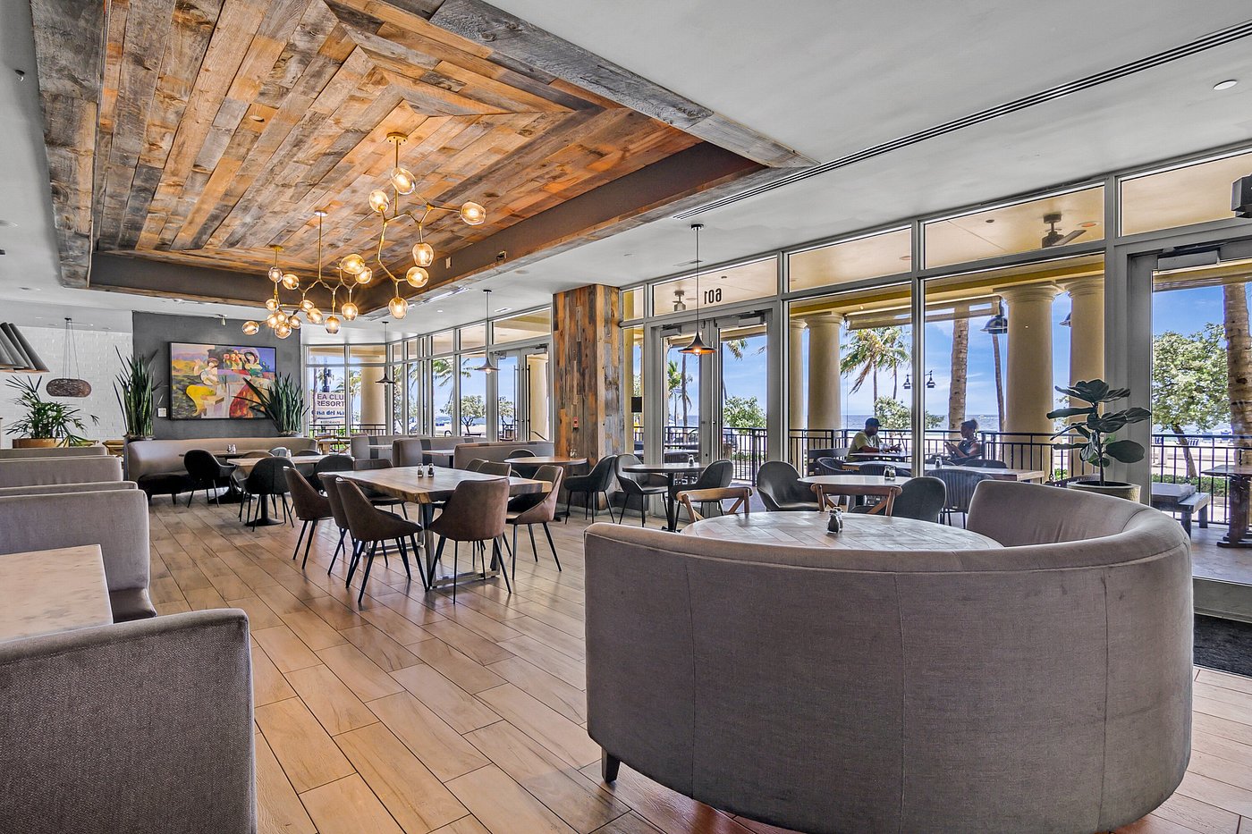 Wild Thyme restaurant interior at The Atlantic Hotel & Spa