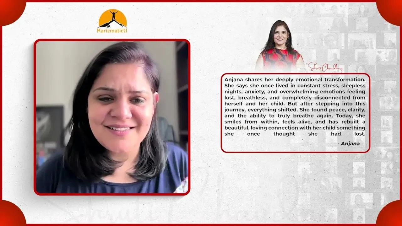 Anjana's Testimonial Story