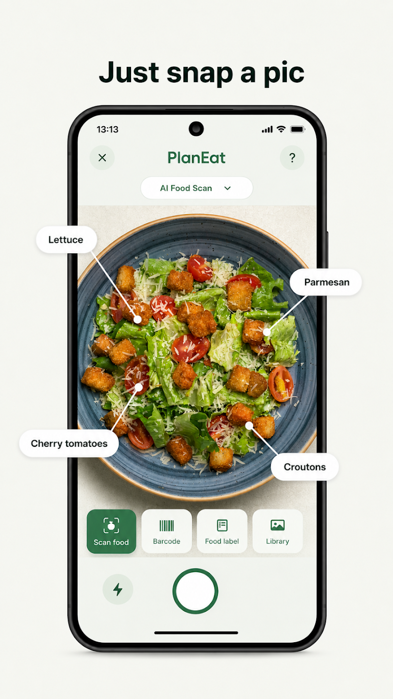 PlanEat App Interface