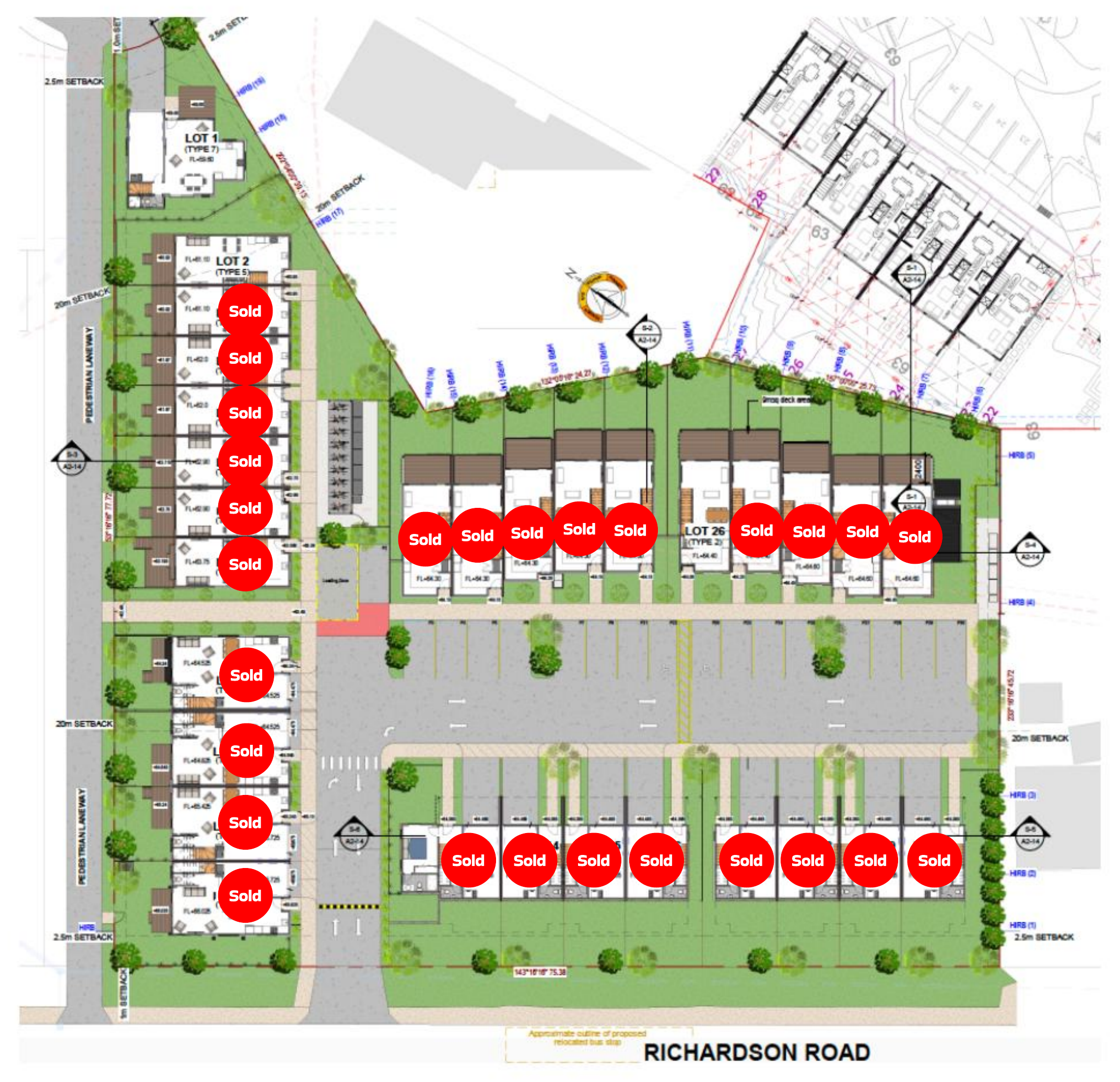 516 Richardson Road site plan