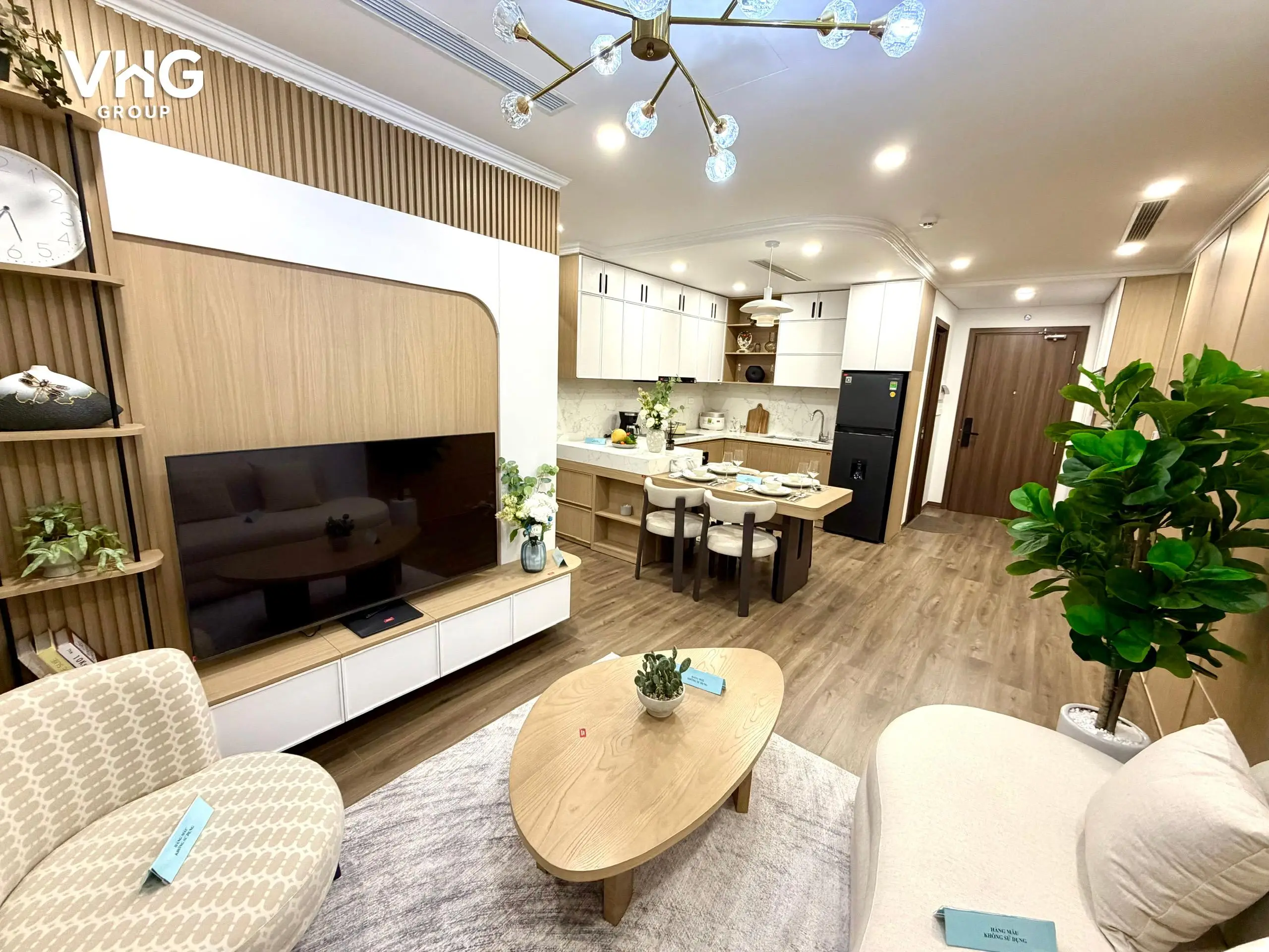 Phòng khách nhà mẫu
