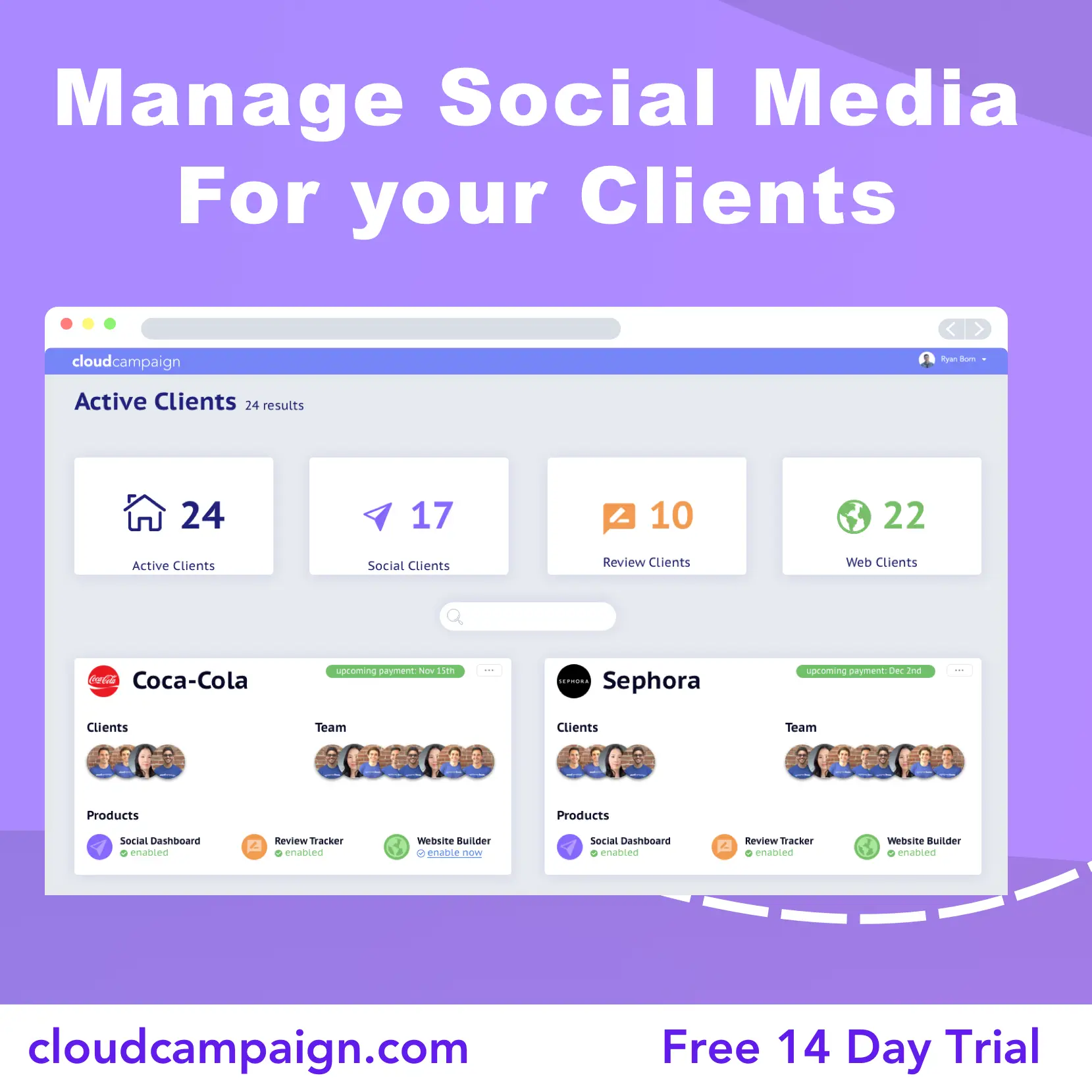 Agency-Friendly Social Media Management and Marketing | Cloud Campaign