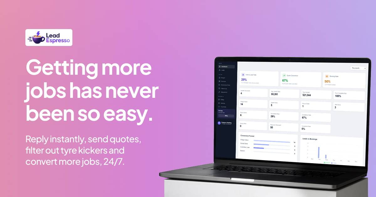 LeadEspresso lead automation app for car detailers
